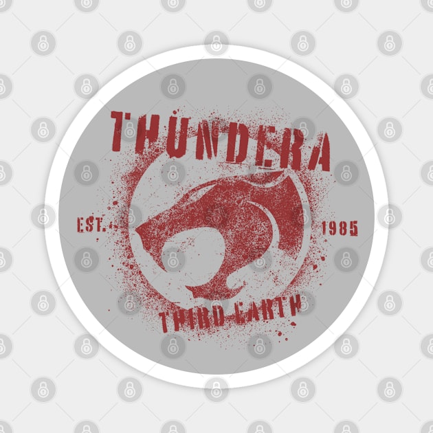 Third Earth - 1985 Thunder Crest | Spray Painted Magnet by SALENTOmadness